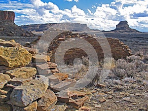 Fajada Gap at Chaco Canyon National Park photo