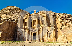 Ad Deir, the Monastery at Petra. UNESCO heritage site