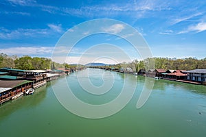 Ada Bojana river landscape