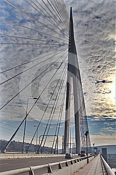 Ada Bridge over the Sava river, most na Adi