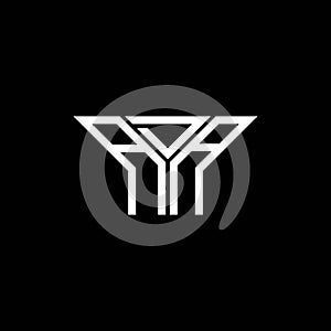 ADA letter logo creative design with vector graphic, ADA