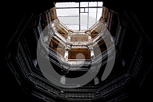 Adalaj Stepwell is a Hindu building in the village of Adalaj near Ahmedabad photo