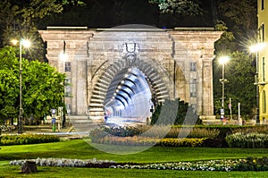 Adam Clark tunnel in Budapest, Hungary