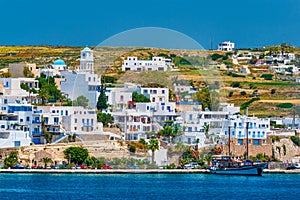 Adamantas Adamas harbor town of Milos island, Greece