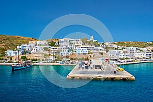 Adamantas Adamas harbor town of Milos island, Greece