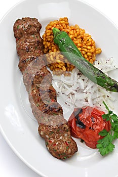 Adana kebab, turkish food