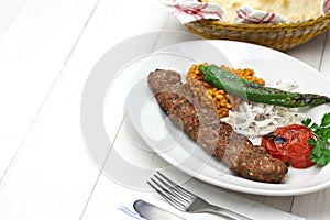 Adana kebab, turkish food