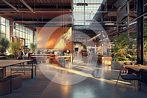 Adaptability of the workspace, with individuals working in flexible and agile settings