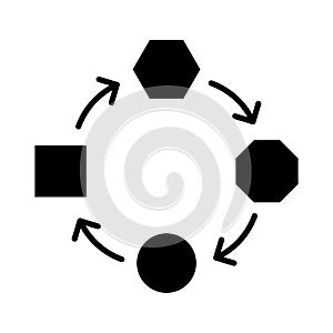 Adaptation icon, vector illustration