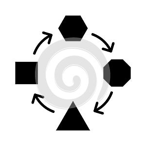 Adaptation icon, vector illustration