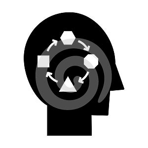 Adaptation icon, vector illustration