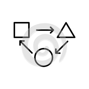 Adaptation icon, vector illustration