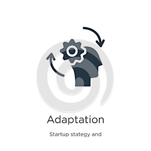 Adaptation icon vector. Trendy flat adaptation icon from startup collection isolated on white background. Vector illustration can