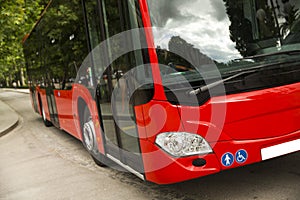 Adapted a bus to transport disabled persons photo