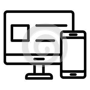 Adaptive Isolated Vector Icon which can easily modify