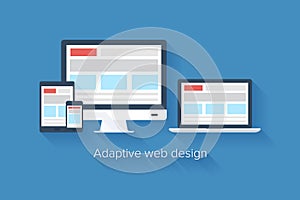 Adaptive web design photo
