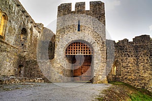 Adare Castle gate - HDR photo