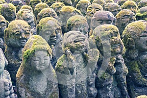 Adashino Nenbutsu-ji Stone Buddhas photo