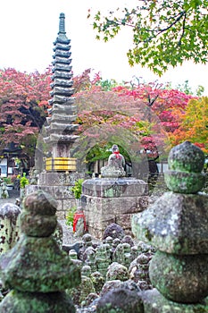 Adashino Nenbutsuji temple, Kyoto Japan