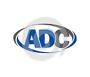 ADC monogram initial Logo photo