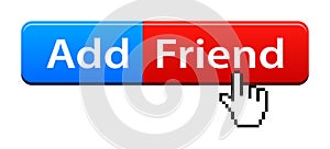 Add as friend button