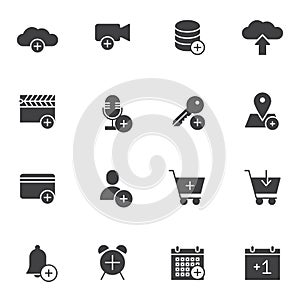 Add basic vector icons set