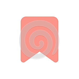Add bookmark flat color ui icon