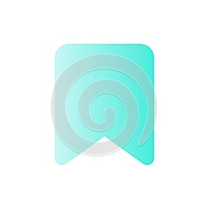 Add bookmark flat gradient color ui icon