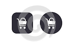 Add cart icon button vector illustration scalable vector design