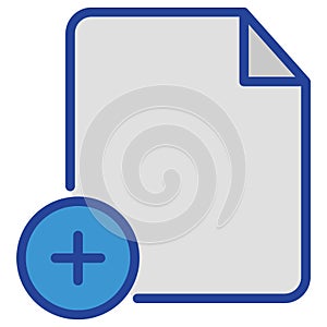 Add files Isolated Vector icon which can easily modify or edit