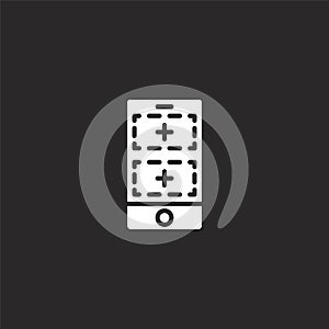 add icon. Filled add icon for website design and mobile, app development. add icon from filled ui mobile collection isolated on