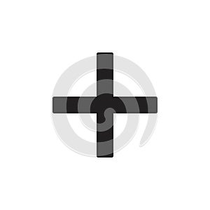 Add icon Flat line illustration