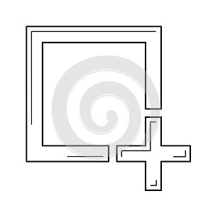 Add image line icon.