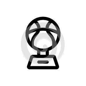 Simple Basketball Trophy essential icon
