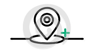 Add Location Pin for Maps and Navigation, vector design Generative AI