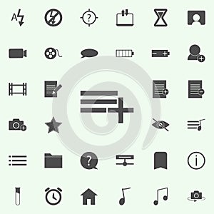 add playlist icon. web icons universal set for web and mobile