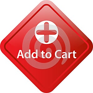 Add to cart icon web button