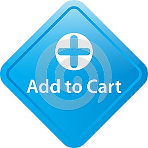 Add to cart icon web button