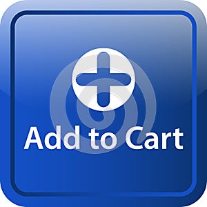 Add to cart icon web button