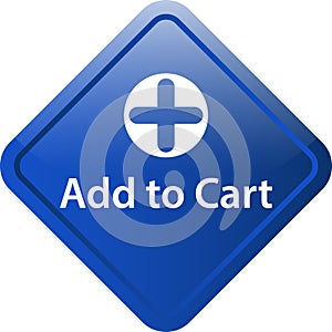 Add to cart icon web button