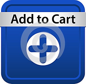 Add to cart icon web button