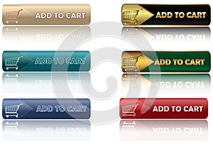 Add to cart - set of web buttons