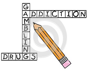 Addiction crossword