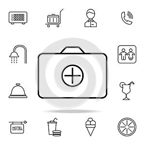adding a folder icon. Element of simple icon for websites, web design, mobile app, info graphics. Thin line icon for website