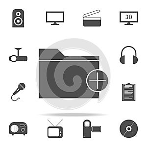 adding a folder icon. web icons universal set for web and mobile