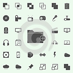 adding a folder icon. web icons universal set for web and mobile