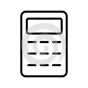 Adding machine Vector icon which can easily modify or edit