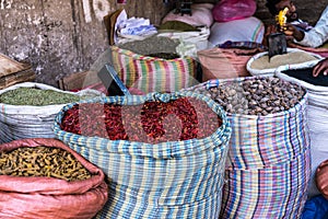 Addis Mercato in Addis Abeba, Ethiopia in Africa.