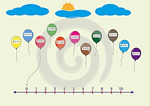 Addition and find the correct number, math worksheet