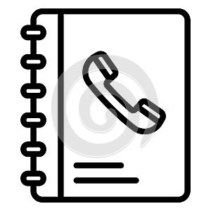 Address book, biography Vector Icon which can easily modify